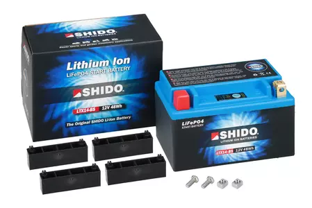 Akumulator litowo-jonowy Shido LTX14-BS YTX14-BS Li-Ion 12V 4Ah