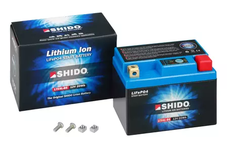 Akumulator litowo-jonowy Shido LTX4L-BS YTX4L-BS Li-Ion 12V 1.60Ah