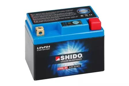 Shido LTX5L-BS YTX5L-BS Li-Ion baterija 12V 1,60Ah-2