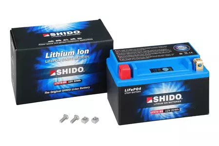Shido LTX7A-BS YTX7A-BS Li-Ion akkumulátor 12V 2.40Ah - LTX7A-BS LION -S-