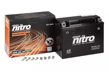 Nitro N50-N18L-A Y50-N18L-A SLA GEL AGM 12v 20 Ah gel-batteri - N50-N18L-A SLA