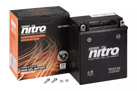 Nitro NB12A-A YB12A-A SLA GEL AGM 12V 12 Ah гел батерия - NB12A-A SLA
