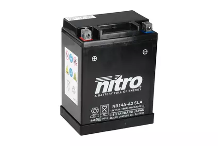Bateria de gel Nitro NB14A-A2 YB14A-A2 SLA GEL AGM 12V 14 Ah-3