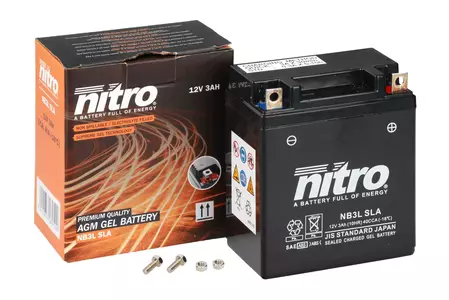 Nitro NB3L YB3L Batteria al gel SLA GEL AGM 12V 3 Ah - NB3L SLA