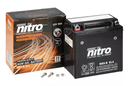 Gel-Batterie Nitro NB9-B YB9-B SLA AGM GEL 12V 9 Ah - NB9-B SLA