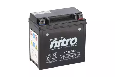 Nitro NB9L YB9L SLA GEL AGM 12v 9 Ah gēla akumulators - NB9L SLA