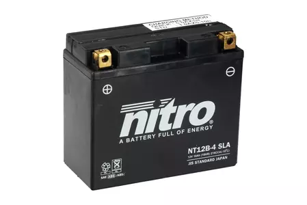 Nitro NT12B-4 YT12B-4 SLA AGM GEL 12V 10 Ah batteria al gel-2