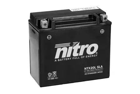 Nitro NTX20L YTX20L-BS Μπαταρία gel SLA GEL AGM 12V 18 Ah-2