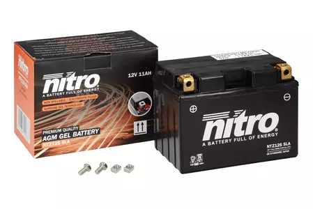 Nitro NTZ12S YTZ12S SLA AGM GEL 12V 11 Ah gēla akumulators - NTZ12S SLA
