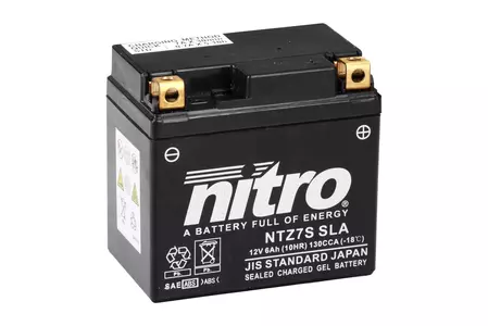 Nitro YTZ7S SLA AGM GEL akumulators 12V 6 Ah-2