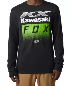 Fox X Kawi Tričko s dlhým rukávom Black M - 30552-001-M