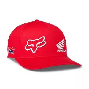 Fox X Honda Flexfit Flame Red καπέλο μπέιζμπολ S/M - 30635-122-S/M