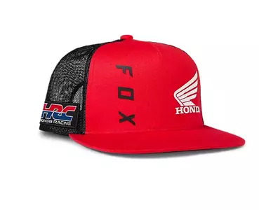 Fox X Honda Snapback Cap Flame Red OS