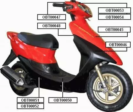 Piano Power Force Honda Dio ZX - OBT000050