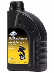 Olej silnikowy Silkolene Scoot Sport 4 5W40 4T Syntetyczny 1l - G0OCA0