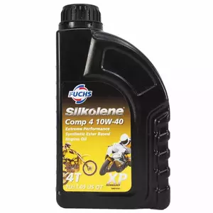 Silkolene Comp 4 10W40 4T Halfsynthetische motorolie 1l - D6312E