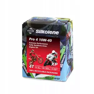 Silkolene Pro 4 10W40 4T Syntetický motorový olej 4l