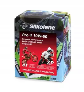Silkolene Pro 4 10W60 4T Óleo de motor sintético 4l - G0ONME