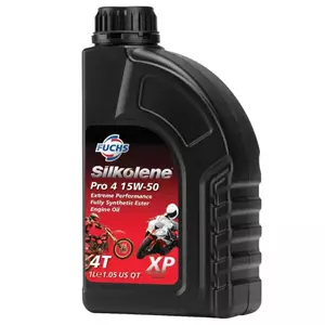 Silkolene Pro 4 15W50 4T synthetische motorolie 1l - E1F648