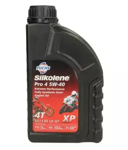 Silkolene Pro 4 5W40 4T Sintetinė variklinė alyva 1l - F78772