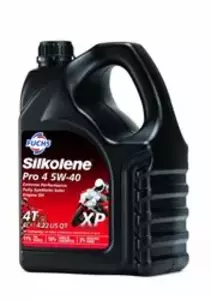 Silkolene Pro 4 5W40 4T Huile moteur synthétique 4l - E4B04C