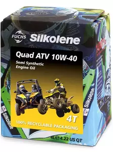 Silkolene Quad ATV 10W40 4T Semisyntetisk motorolja 4l - G0ONNE