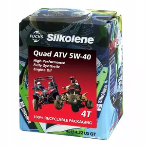 Silkolene Quad ATV 5W40 4T synthetische motorolie 4l - G0ONNF