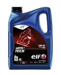 Olej silnikowy Elf Moto 4 Tech 10W50 4T Półsyntetyczny 4l - 2213950