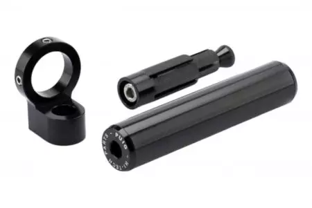 "Puig" mobiliųjų įrenginių adapterio laikiklis, skirtas tvirtinti prie vairo, kurio skersmuo 13-19,5 mm, juodas-1