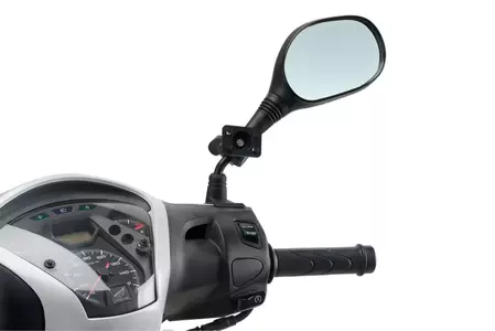 "Puig" mobiliojo įrenginio laikiklio adapterio veidrodinis laikiklis juodas - 3533N
