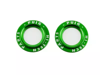 Puig ochranné krúžky na kolesá zelené - 20025V