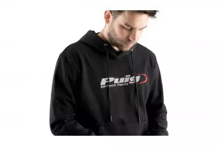 Puig Hi-Tech uniseks sweatshirt L zwart - 3749N