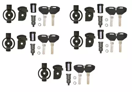 Schlüsselset für Koffer Kappa KGR33, KGR46, K49, K46, K47, K35 Security Lock (5 Stück) - KSL105
