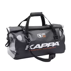 Torba bagażowa rolka Kappa 100% wodoszczelna 50L srebrna - WA404R