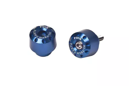 Pesos de extremidade do guiador curto Puig Suzuki azul - 8504A