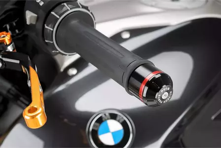 Puig greutăți scurte pentru ghidon cu inele BMW R 1200R negru - 8022N