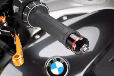 Krátká závaží na řídítka Puig s kroužky BMW S 1000R černá - 8024N