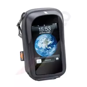 Puzdro na smartfón alebo navigáciu Kappa s držiakmi na riadidlá a zrkadlá - KS955B