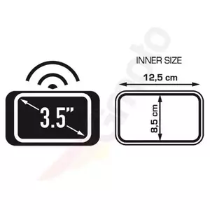 Smartphonetasche Navitasche mit Halter Kappa 3,5 Zoll an Lenker oder Spiegel-3