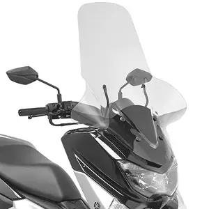 Papildaprīkojums vējstikls Kappa 2123DTK Yamaha N-Max 125 155 2015-2020 81.5x64.5 cm caurspīdīgs - 2123DTK