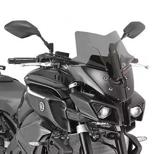 Windschild Kappa KD2129B Yamaha MT-10 2016-2020 36x36 cm dunkel schwarz glänzend - KD2129B