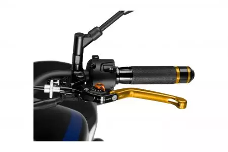 Puig 3.0 reguliuojama sankabos svirtis su šarnyru be adapterio aukso ir oranžinės spalvos - 210OT