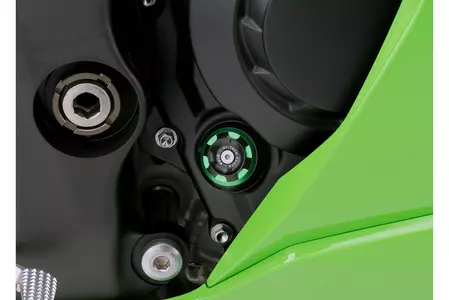 Tapón de llenado de aceite Puig Kawasaki verde - 20342V
