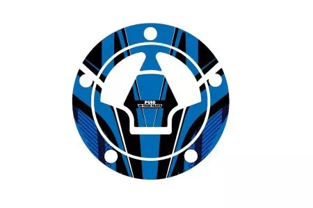 Puig Radikal Kawasaki pokrovček za gorivo 2006-2016 modri - 6312A