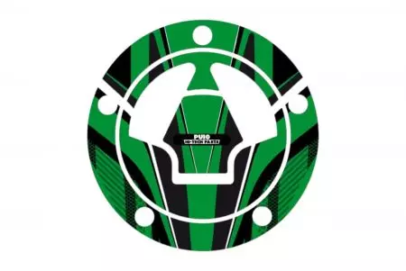 Puig Radikal Kawasaki polttoaineen täyttöaukon kansi 2006-2016 vihreä - 6312V