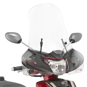 Dodatno vetrobransko steklo Kappa 308AK Honda SH 300i 2007-2014 Vision 50 110 2011-2020 Yamaha D'elight 125 2017-2020 52x66,5 cm transparentno - 308AK