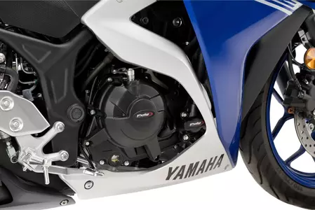 Cubre motor Puig Yamaha R3 16-22 negro - 20130N