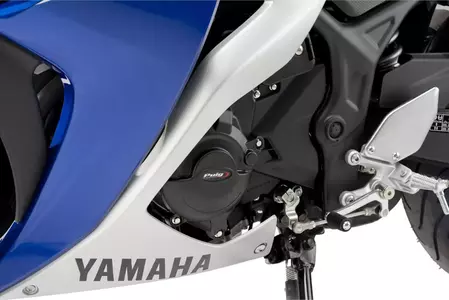 Puig Yamaha R3 variklio dangčio dangteliai 16-22 juodi-2