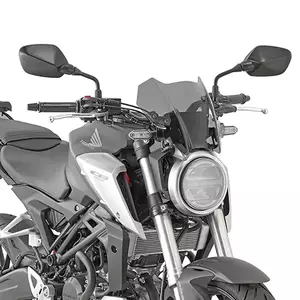 Αξεσουάρ παρμπρίζ Kappa KA1164 Honda CB 125R 300R 2018-2020 21x28 cm φιμέ - KA1164