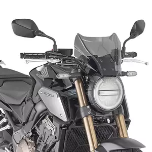 Tilbehør forrude Kappa 1173SK Honda CB 1000R 2018-2020 CB 650R 2019-2020 Benelli 502C 2019-2020 22x31 cm tonet - 1173SK